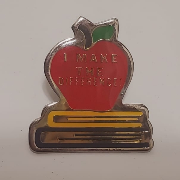 4/20 Apple I Make The Difference Vintage Pin. 🌴 - Picture 5 of 6